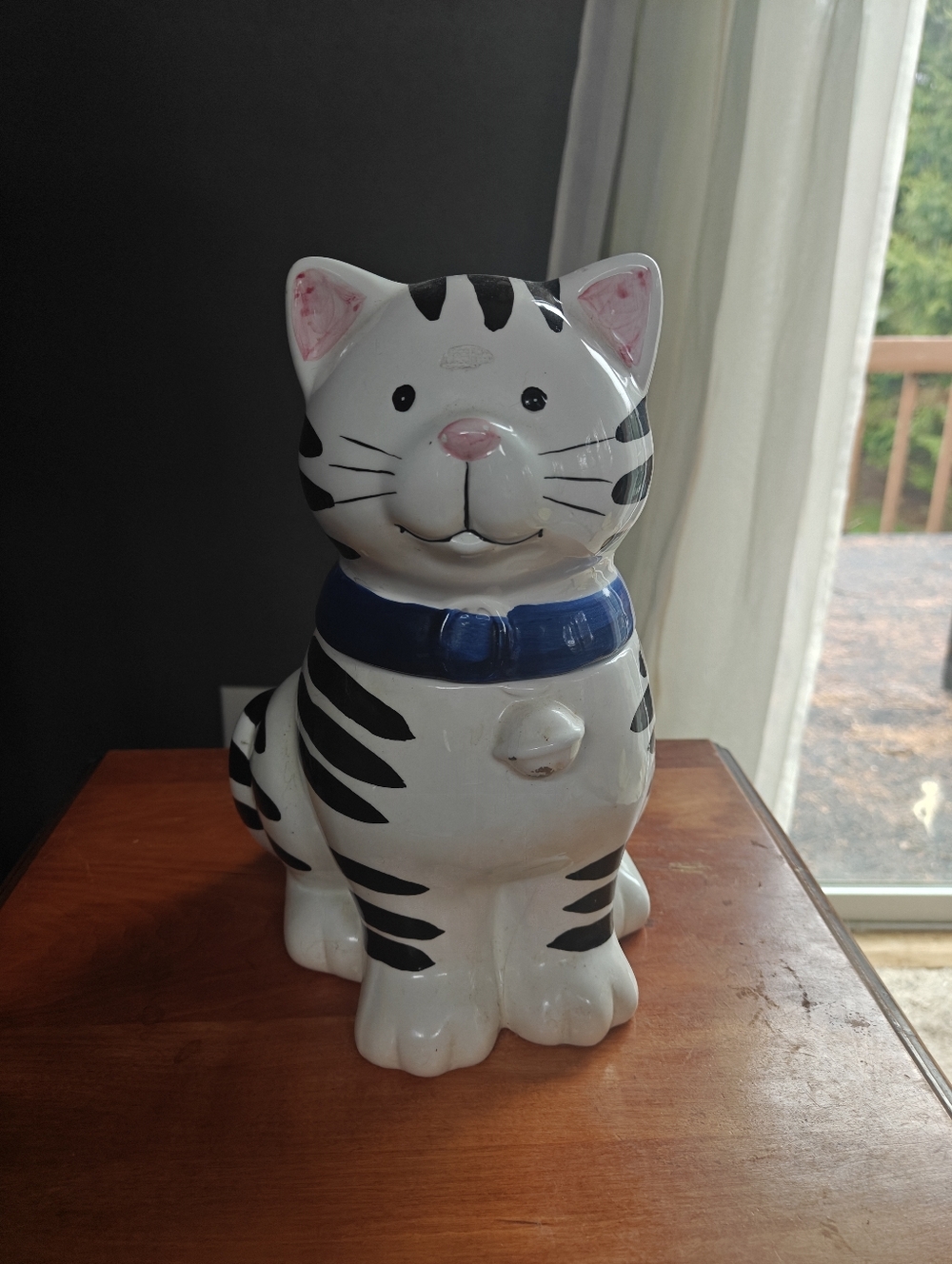 Vintage Ceramic Cat Cookie Jar